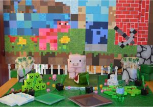 Minecraft Decorations for Birthday Party Minecraft Birthday Party Decorations Mom It forward