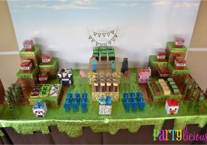 Minecraft Decorations for Birthday Party Partylicious events Pr Minecraft Birthday Party
