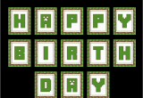 Minecraft Happy Birthday Banner Free Minecraft Printables Catch My Party