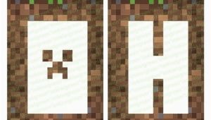 Minecraft Happy Birthday Banner Pdf Minecraft Banner Personalized Banner Happy Birthday Pdf