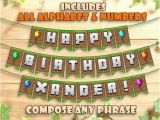 Minecraft Happy Birthday Banner Pdf Minecraft Birthday Banner Party Printable Personalized