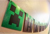 Minecraft Happy Birthday Banner Pdf This Listing is for A Minecraft Inspired Happy Birthday