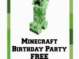 Minecraft Printable Birthday Card 5 Free Minecraft Printables Psd Png Vector Eps Free