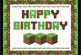 Minecraft Printable Birthday Card Free Minecraft Printables Catch My Party