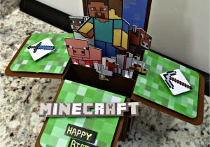 Minecraft Printable Birthday Card Minecraft Birthday Card Ken 39 S Kreations