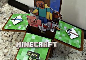 Minecraft Printable Birthday Card Minecraft Birthday Card Ken 39 S Kreations