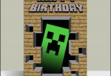 Minecraft Printable Birthday Card Minecraft Birthday Quotes Quotesgram