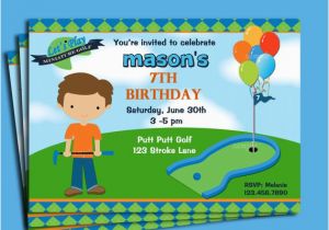 Mini Golf Birthday Invitations Free Printable Mini Golf Invitations