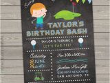 Mini Golf Birthday Invitations Golf Birthday Invitation Mini Golf Invitation Kids Golf