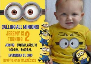 Minion 1st Birthday Invitations Minion Despicable Me Birthday Party Ideas Pink Lover