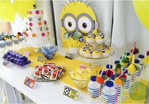 Minion Birthday Party Decoration Ideas Kara 39 S Party Ideas Minions themed Birthday Party Planning