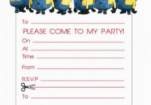 Minion Birthday Party Invites 17 Best Ideas About Minion Party Invitations On Pinterest