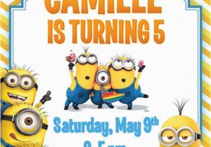 Minion Birthday Party Invites 7 Best Fiesta Minions Images On Pinterest Birthday Party