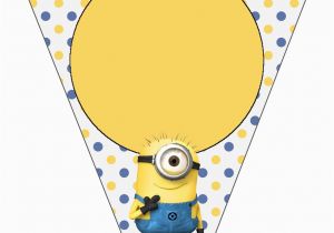 Minion Happy Birthday Banner Printable Minions Party Free Printables Oh My Fiesta In English
