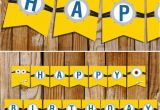 Minion Happy Birthday Banner Printable totally Free Minions Party Printables Set Happy Birthday