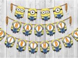 Minion Happy Birthday Banner Printable Unavailable Listing On Etsy
