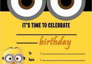 Minions Birthday Invitations Free Online 25 Best Ideas About Minion Birthday Invitations On