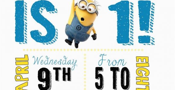 Minions Birthday Invitations Free Online Diy Design Den Minion Birthday Party with Free Printables