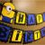 Minions Happy Birthday Banner Minion Despicable Me Inspired Happy Birthday Banner