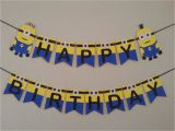 Minions Happy Birthday Banner Minions Despicable Me Happy Birthday Bannerfree Shipping Usa