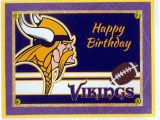 Minnesota Vikings Birthday Card Minnesota Vikings Birthday Card Etsy