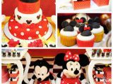 Minnie and Mickey Birthday Decorations Kara 39 S Party Ideas Mickey Minnie Mouse themed Birthday Party