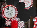 Minnie and Mickey Birthday Decorations Kara 39 S Party Ideas Mickey Minnie Mouse themed First