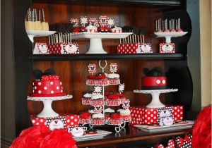 Minnie and Mickey Birthday Decorations Mickey Minnie Mouse Party Lillian Hope Designs