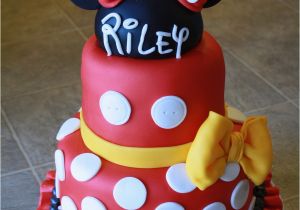 Minnie and Mickey Decorations for Birthday Minnie Mickey Mouse Cake Cakecentral Com