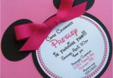 Minnie Birthday Invitation Minnie Mouse Birthday Invitations 30 for 12 Bow