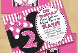 Minnie Birthday Invitation Minnie Mouse Inspired Birthday Party by Yourprintableparty