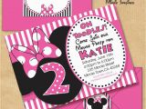 Minnie Invitations for Birthdays Minnie Mouse Inspired Birthday Party by Yourprintableparty