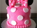 Minnie Mouse 1st Birthday Cake Decorations Minnie Mouse 1st Birthday Smash Cake Cakecentral Com