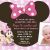 Minnie Mouse 1st Birthday Custom Invitations Minnie Mouse First Birthday Invitations Drevio