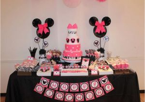 Minnie Mouse 1st Birthday Decoration Ideas Minnie Mouse Birthday Party Ideas Photo 1 Of 33 Catch