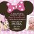 Minnie Mouse 1st Birthday Invitations with Photo Free Download Minnie Mouse 1st Birthday Invitations