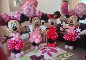 Minnie Mouse Birthday Balloon Decorations Minnie Mouse Party Balloon Sculture Display