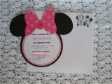 Minnie Mouse Birthday Invitations Diy Creative Trendz Design Minnie Mouse Birthday Invitation