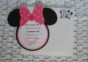 Minnie Mouse Birthday Invitations Diy Creative Trendz Design Minnie Mouse Birthday Invitation