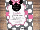 Minnie Mouse Birthday Invitations Diy Diy Minnie Mouse Invitation Domaindir Info