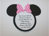 Minnie Mouse Birthday Invitations Diy Homemade Minnie Mouse Invitations Template Resume Builder