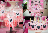 Minnie Mouse Birthday Party Decoration Ideas Disney Minnie Mouse Girl Pink themed Birthday Party