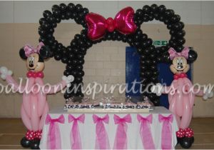 Minnie Mouse Birthday Party Decoration Ideas Minnie Mouse themed Party Archives Ballooninspirations Com