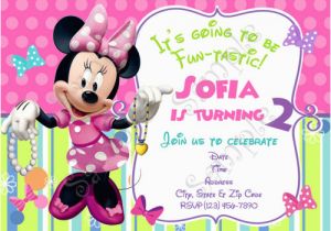 Minnie Mouse Bowtique Birthday Invitations Minnie Mouse Birthday Invitation Minnie Mouse Bowtique
