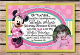 Minnie Mouse Bowtique Birthday Invitations Minnie Mouse Bowtique Birthday Invitation Di 279