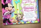 Minnie Mouse Bowtique Birthday Invitations Minnie Mouse Bowtique Birthday Invitations Best Party Ideas