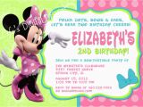 Minnie Mouse Bowtique Birthday Invitations Minnie Mouse Bowtique Invitations Birthday by