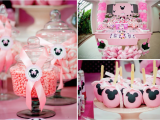 Minnie Mouse Decoration for Birthday Party Disney Minnie Mouse Girl Pink themed Birthday Party