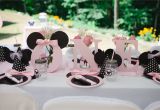 Minnie Mouse Decorations for 1st Birthday Light Pink Minnie Mouse First Birthday Party