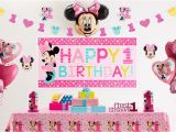 Minnie Mouse Decorations for 1st Birthday Minnie Mouse 1st Birthday Party Supplies Party City